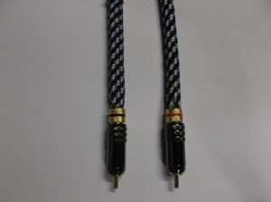PURE AUDIO SINGLE ENDED True Litz Woven interconnect with  gold plated RCA plugs