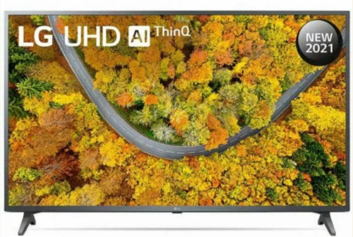 LG 165cm (65) UP7500 4K UHD Smart AI ThinQ TV - 65UP7500PVG