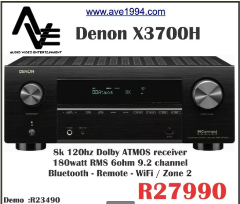 Denon X3700H 9.2 AVR