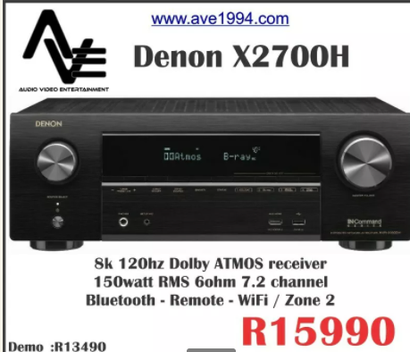 Denon X2700H 7.2 AVR