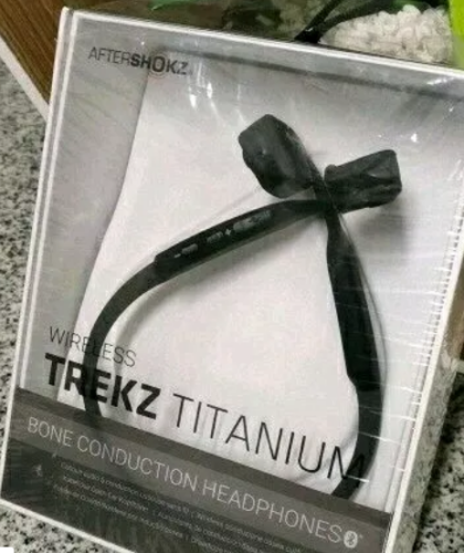 Aftershokz Out of Ear Bone Conduction Headphones Trekz Titanium - Slat