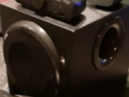Logitech Z906 surround sound 5.1 system without remote