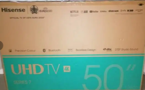 Hisense 50 inch UHD 4K Smart TV (Sealed)