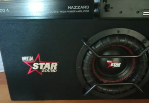 Car sound system as new for sale. Star sound Amplifier, subwoofer, Sony Bluetooth radio and speaker