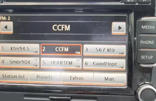 Original VW Radio 6 disc Cd player