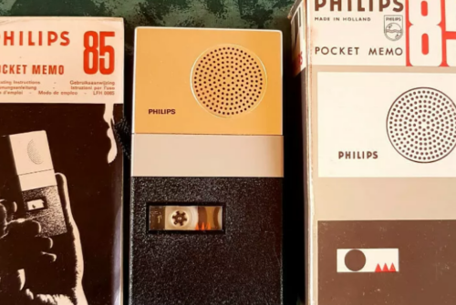 Philips Pocket Memo Micro Casette Recorder x 2