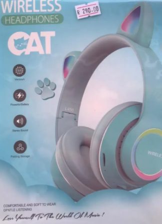 Cat wireless headphones