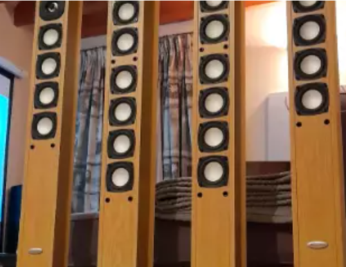Sansui 5.0 array home theater speakers (ONLY) 200 watt RMS to 300 watt